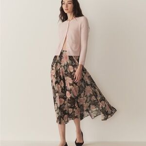 DOEN Meadow Skirt in Rose Garden Floral